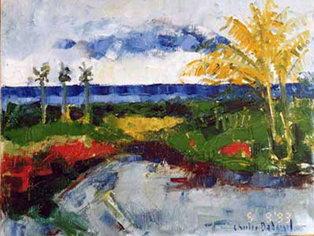 10-I9_Domenjod_La Réunion 1984_Huile 55x38